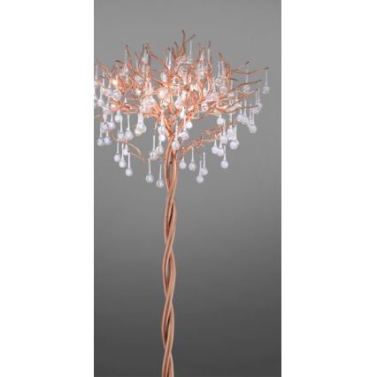 Paul Neuhaus 232-11 - Staande Lamp ICICLE 5xG9/40W/230V koper