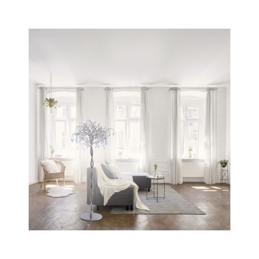 Paul Neuhaus 232-55 - Staande Lamp ICICLE 5xG9/40W230V glanzend chroom