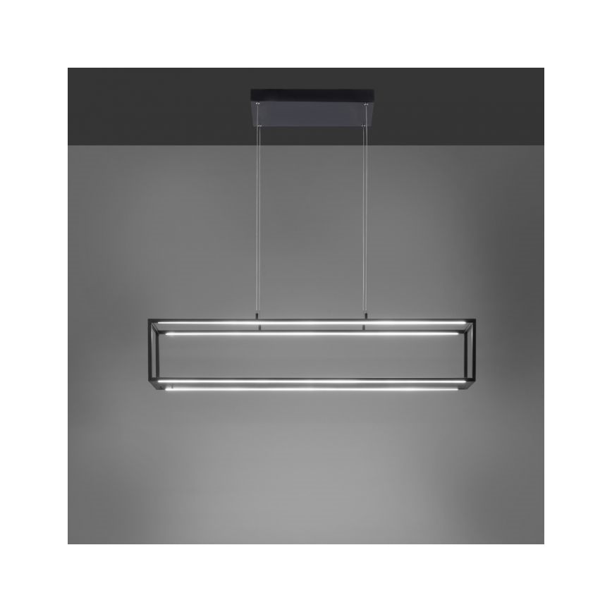 Paul Neuhaus 2441-18 - LED dimbare hanglamp aan een touwtje CONTURA 4xLED/8W/230V