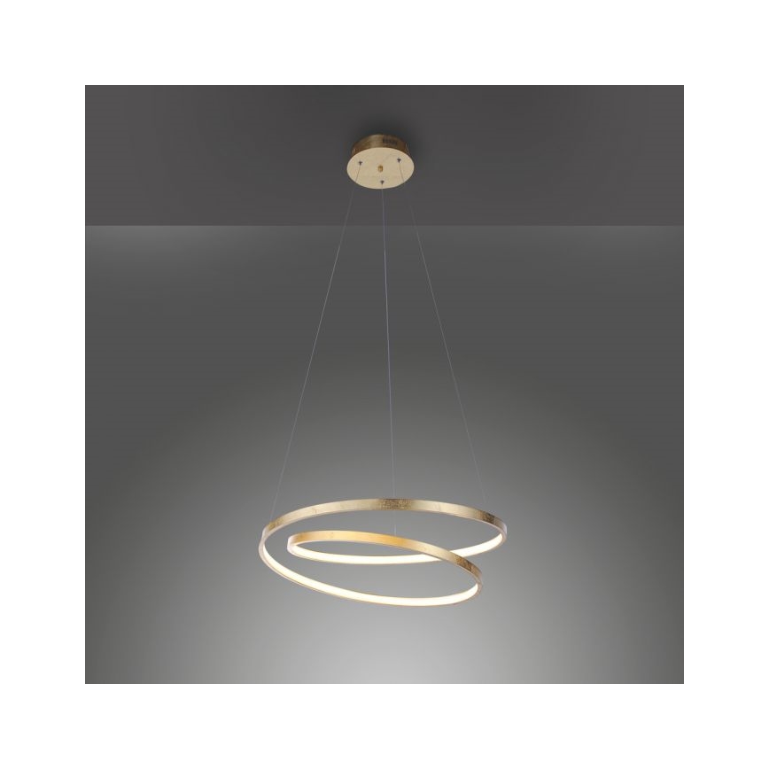 Paul Neuhaus 2472-12 - Dimbare LED Hanglamp aan een koord ROMAN LED/30W/230V goud
