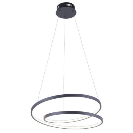 Paul Neuhaus 2472-18 - Dimbare LED Hanglamp aan een koord ROMAN LED/30W/230V zwart