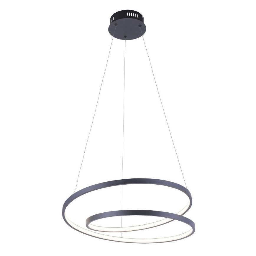 Paul Neuhaus 2472-18 - Dimbare LED Hanglamp aan een koord ROMAN LED/30W/230V zwart