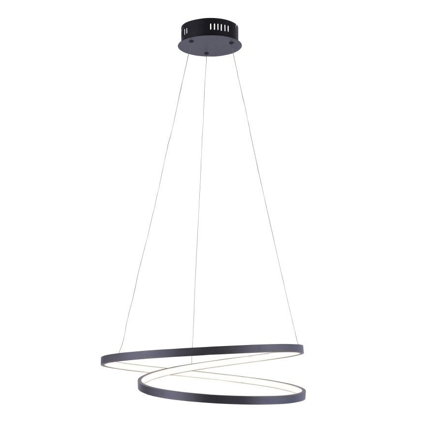 Paul Neuhaus 2472-18 - Dimbare LED Hanglamp aan een koord ROMAN LED/30W/230V zwart