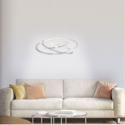 Paul Neuhaus 2493-55 - LED dimbare hanglamp aan kabel ALESSA 3xLED/38W/230V + afstandsbediening