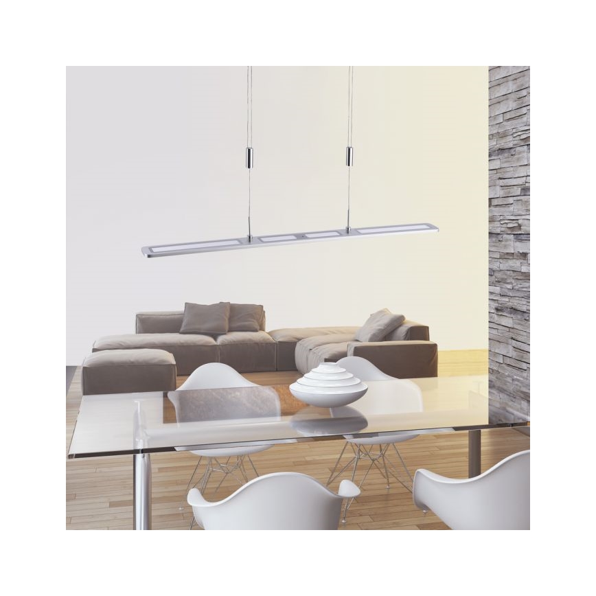 Paul Neuhaus 2565-95 - Suspension filaire LED à intensité variable avec détecteur NIKA LED/35W/230V