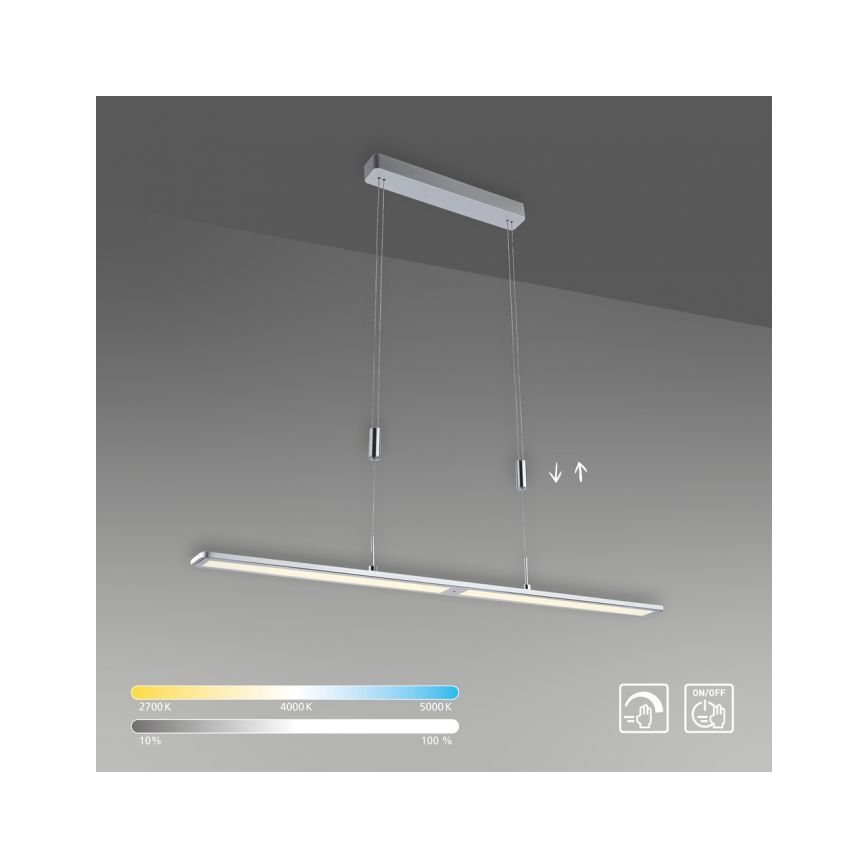 Paul Neuhaus 2565-95 - Suspension filaire LED à intensité variable avec détecteur NIKA LED/35W/230V