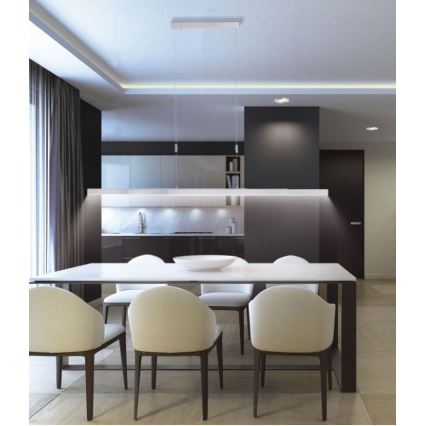 Paul Neuhaus 2568-95 - Dimbare LED hanglamp aan een koord ADRIANA LED/14W/230V 2700-5000K mat chroom