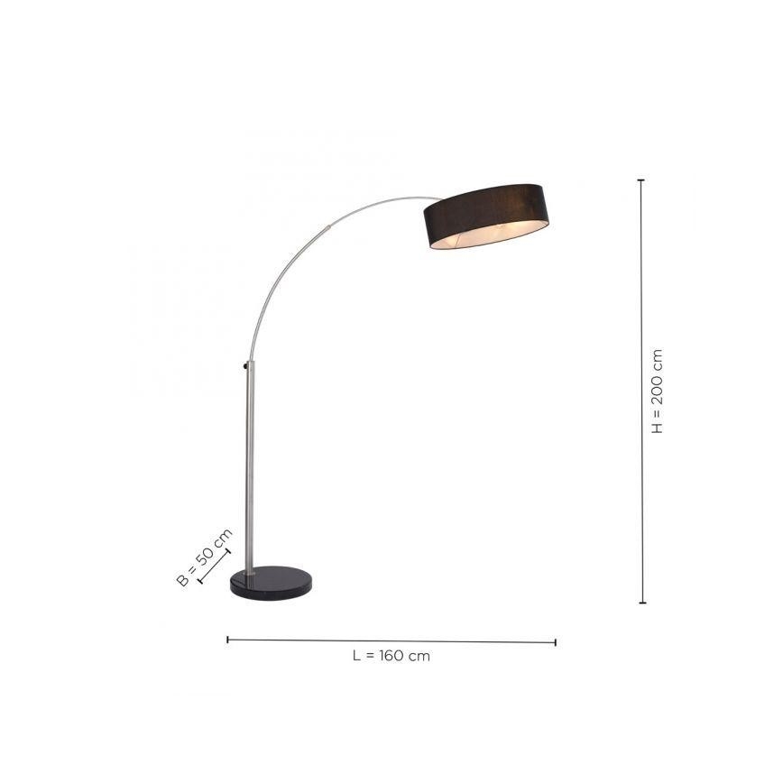 Paul Neuhaus 307-55 - Staande lamp PETRO 3xE27/60W/230V