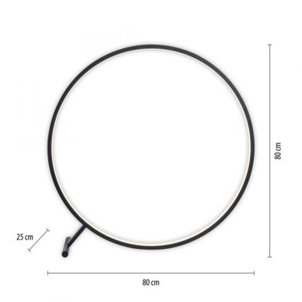 Paul Neuhaus 319-18 - Dimbare LED Staande lamp HULA LED/21,5W/230V 2700-5000K + afstandsbediening