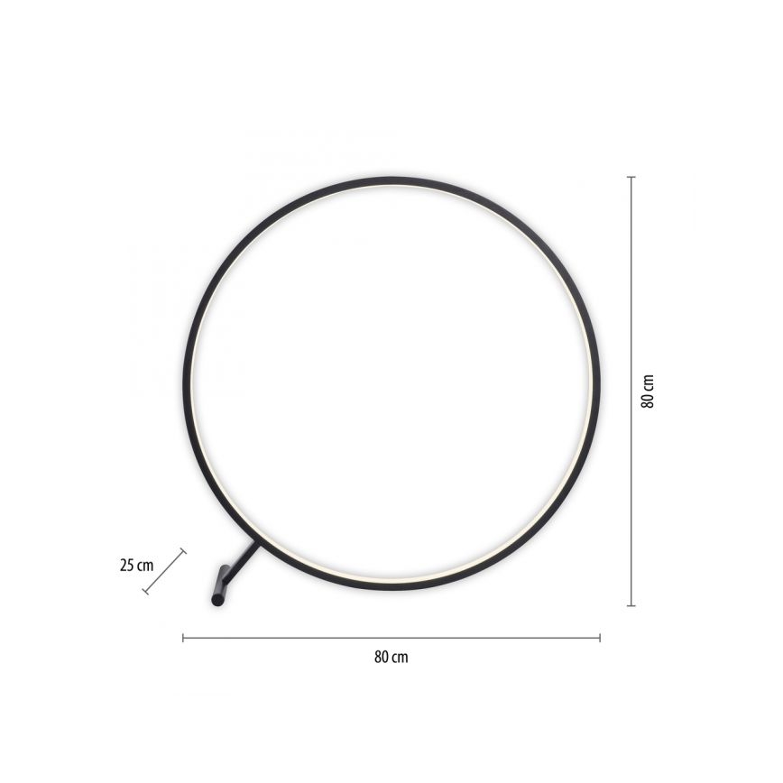 Paul Neuhaus 319-18 - Dimbare LED Staande lamp HULA LED/21,5W/230V 2700-5000K + afstandsbediening