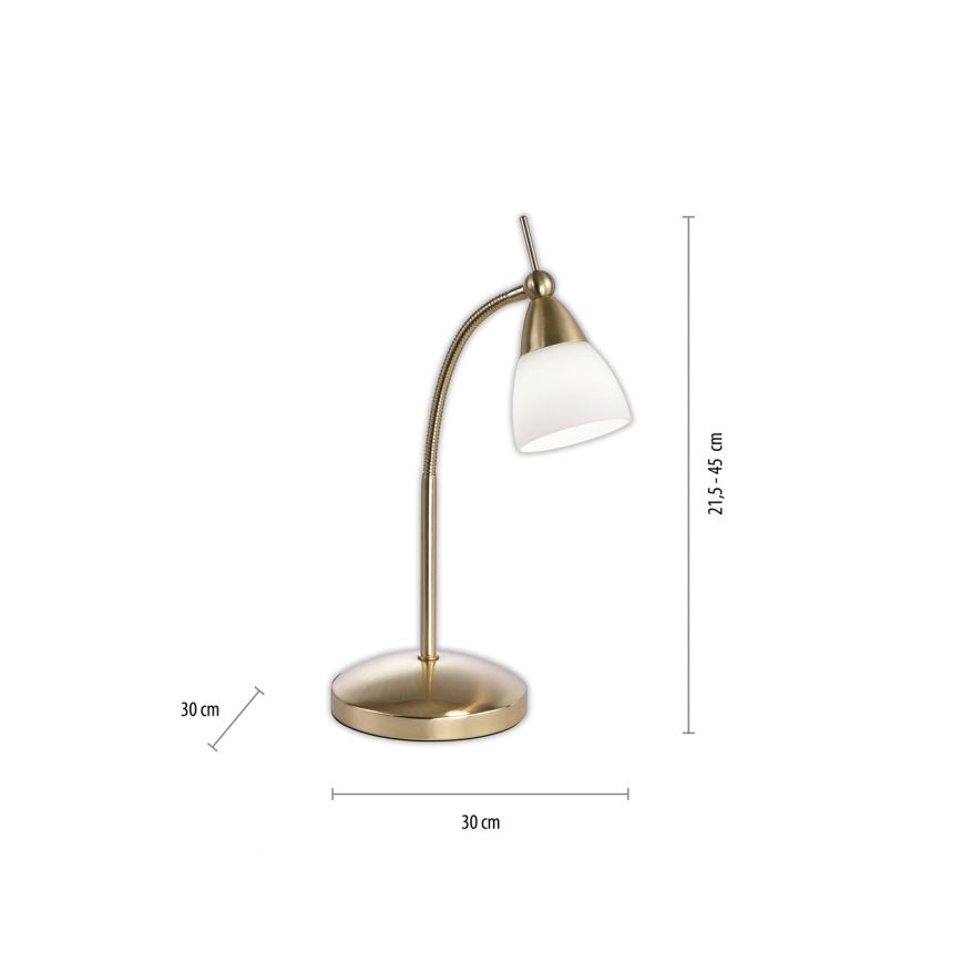 Paul Neuhaus 4001-60 - Lampe de table tactile à intensité variable PINO 1xG9/3W/230V doré