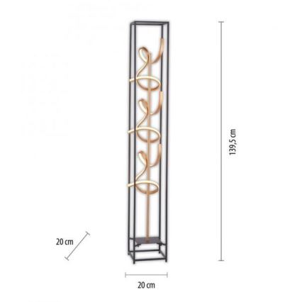 Paul Neuhaus 415-18 - LED vloerlamp dimbaar SELINA 3xLED/10.W/230V
