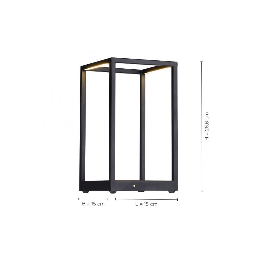 Paul Neuhaus 4401-18 - Dimbare LED Tafel Lamp CONTURA 2xLED/2,2W/230V