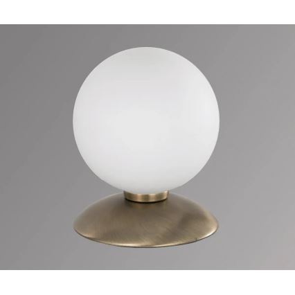 Paul Neuhaus 4437-11 - Lampe de table tactile LED à intensité variable BUBBA 1xG9/28W/230V laiton
