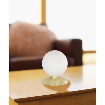 Paul Neuhaus 4437-60 - Dimbaar LED touch tafellampje BUBBA 1xG9/28W/230V goud