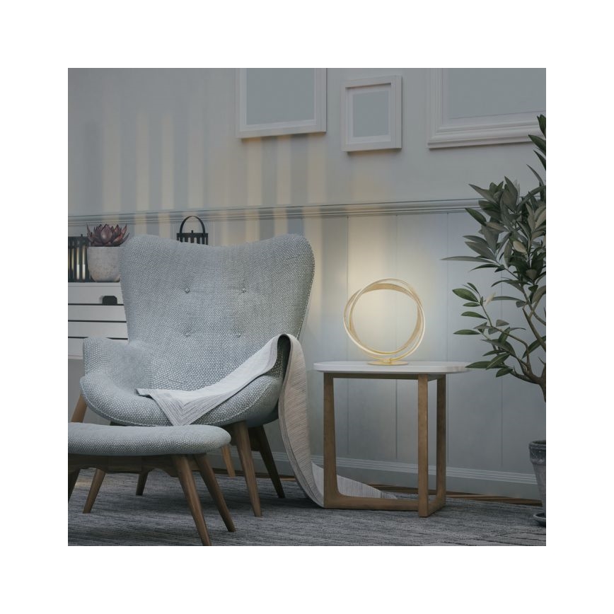 Paul Neuhaus 4531-12 - Dimbare LED Tafel Lamp MELINDA LED/18W/230V goud