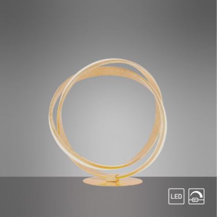 Paul Neuhaus 4531-12 - Dimbare LED Tafel Lamp MELINDA LED/18W/230V goud