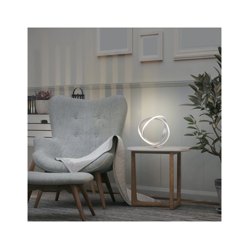 Paul Neuhaus 4531-55 - Dimbare LED Tafel Lamp MELINDA LED/18W/230V mat chroom