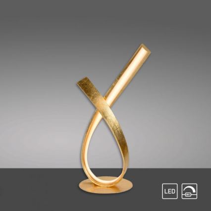 Paul Neuhaus 4720-12 - Lampe de table à intensité variable LINDA LED/11,4W/230V dorée