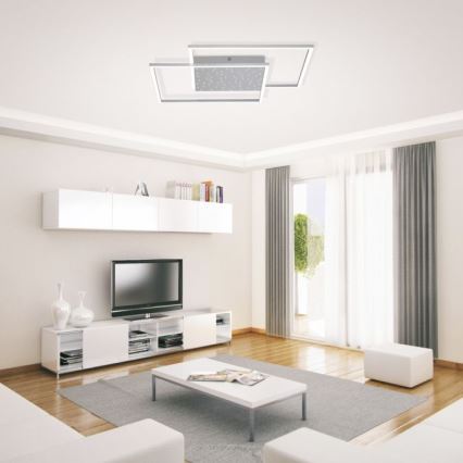 Paul Neuhaus 6024-55 - Dimbare LED Hanglamp voor Oppervlak Montage YUKI LED/49W/230V + afstandsbediening