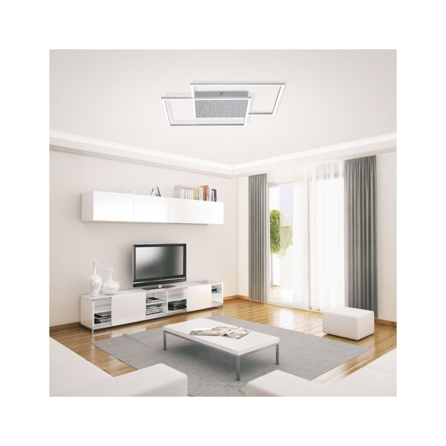 Paul Neuhaus 6024-55 - Dimbare LED Hanglamp voor Oppervlak Montage YUKI LED/49W/230V + afstandsbediening