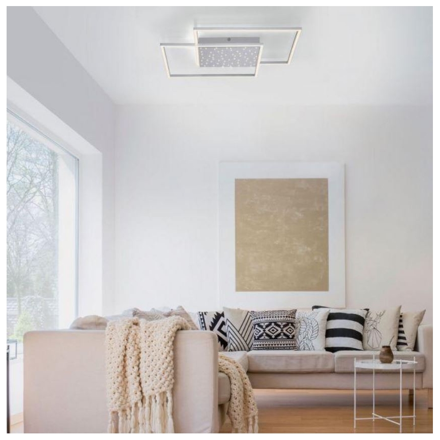 Paul Neuhaus 6024-55 - Dimbare LED Hanglamp voor Oppervlak Montage YUKI LED/49W/230V + afstandsbediening