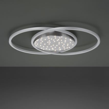 Paul Neuhaus 6025-55 - Lustre monté en surface à intensité variable YUKI LED/48W/230V + Télécommande