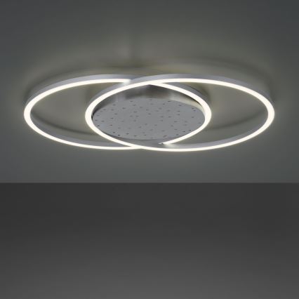 Paul Neuhaus 6025-55 - Lustre monté en surface à intensité variable YUKI LED/48W/230V + Télécommande