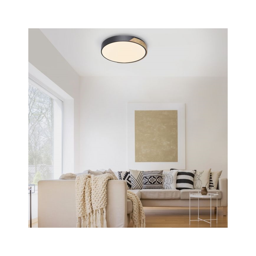 Paul Neuhaus 6071-18 - Dimbare LED plafondlamp Q-PIATO LED/35W/230V diameter 51 cm 2700-5000K Wi-Fi + afstandsbediening