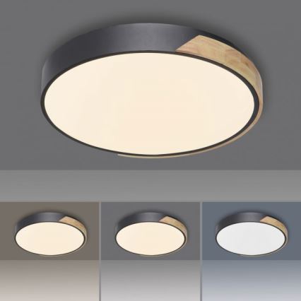 Paul Neuhaus 6071-18 - Dimbare LED plafondlamp Q-PIATO LED/35W/230V diameter 51 cm 2700-5000K Wi-Fi + afstandsbediening
