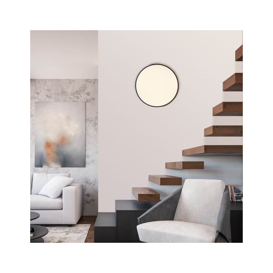 Paul Neuhaus 6071-18 - Plafonnier à intensité variable Q-PIATO LED/35W/230V d. 51 cm 2700-5000K Wi-Fi + télécommande