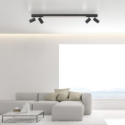Paul Neuhaus 6121-13 - Dimbare LED Spot PURE 4xLED/4W/230V + LED/9W 2700-5000K + afstandsbediening