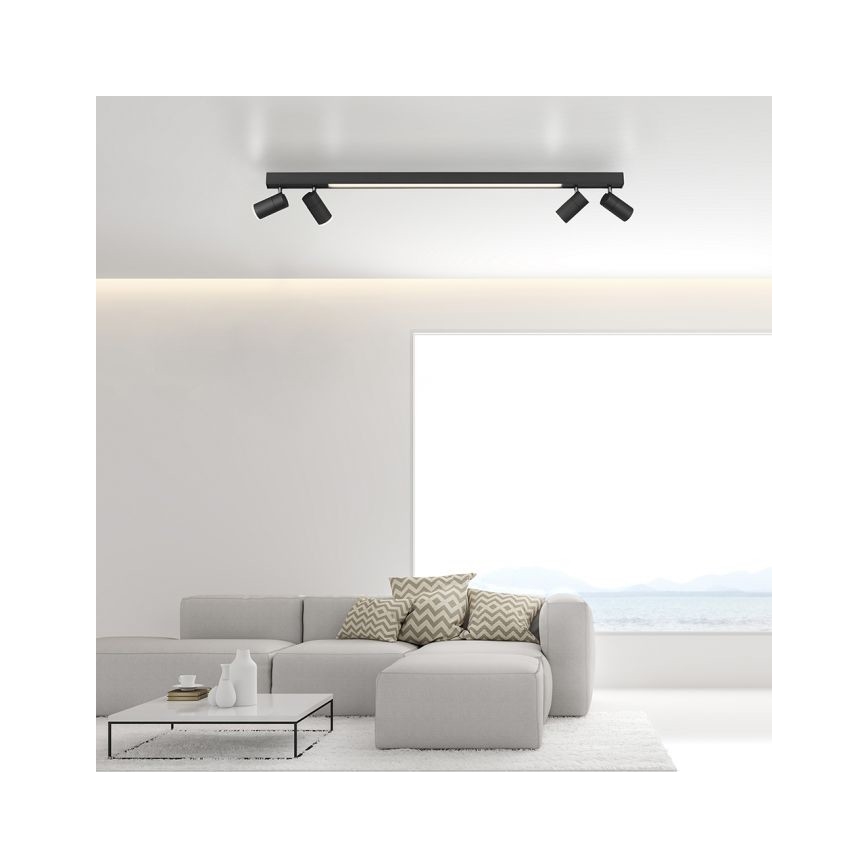 Paul Neuhaus 6121-13 - Dimbare LED Spot PURE 4xLED/4W/230V + LED/9W 2700-5000K + afstandsbediening