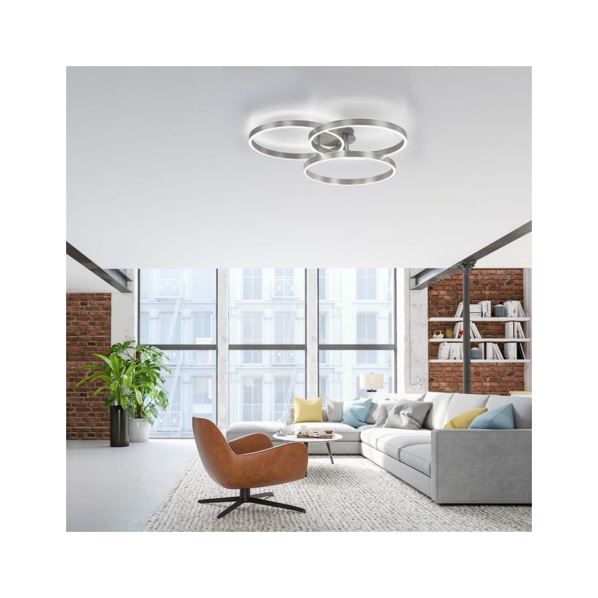 Paul Neuhaus 6233-55 - Plafonnier à intensité variable PAAN LED/45,5W/230V 2700-5000K + télécommande