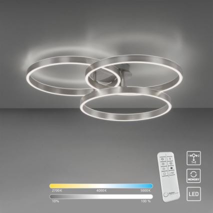 Paul Neuhaus 6233-55 - Plafonnier à intensité variable PAAN LED/45,5W/230V 2700-5000K + télécommande