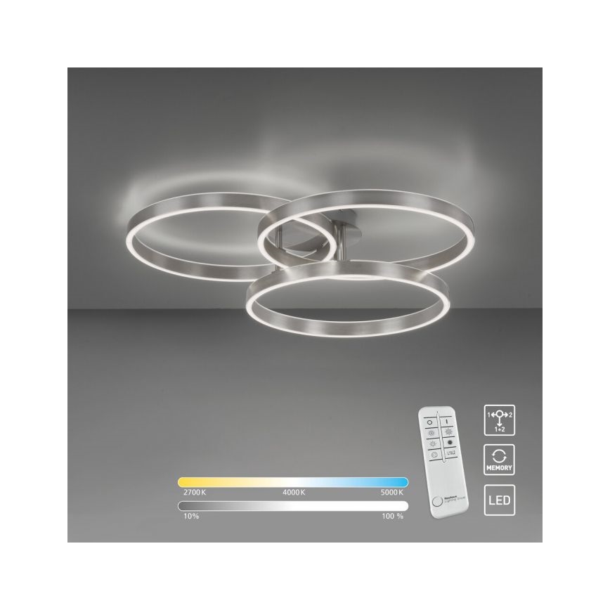 Paul Neuhaus 6233-55 - Plafonnier à intensité variable PAAN LED/45,5W/230V 2700-5000K + télécommande