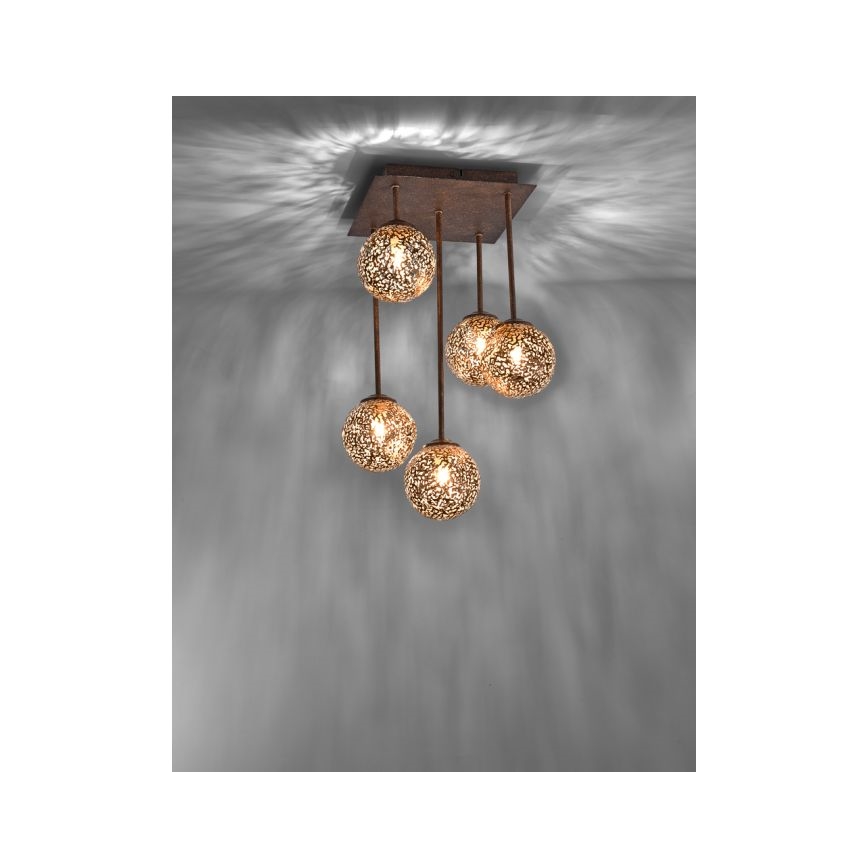 Paul Neuhaus 6234-48 - Hanglamp met vaste pendel GRETA 5xG9/40W/230V