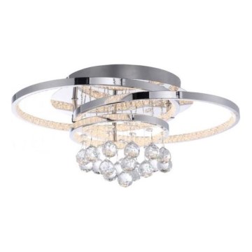 Paul Neuhaus 6267-17 - Dimbare LED plafondlamp ROTAZO LED/32W/230V diameter 45 cm glanzend chroom