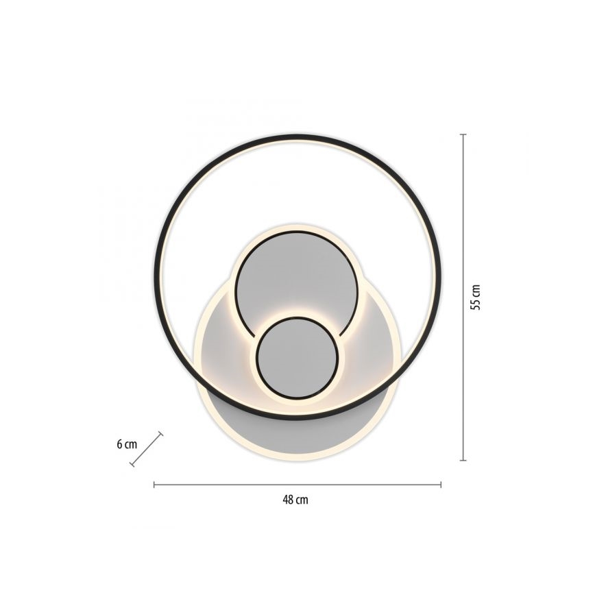 Paul Neuhaus 6392-16 - LED Plafondlamp MAILAK LED/27W/230V