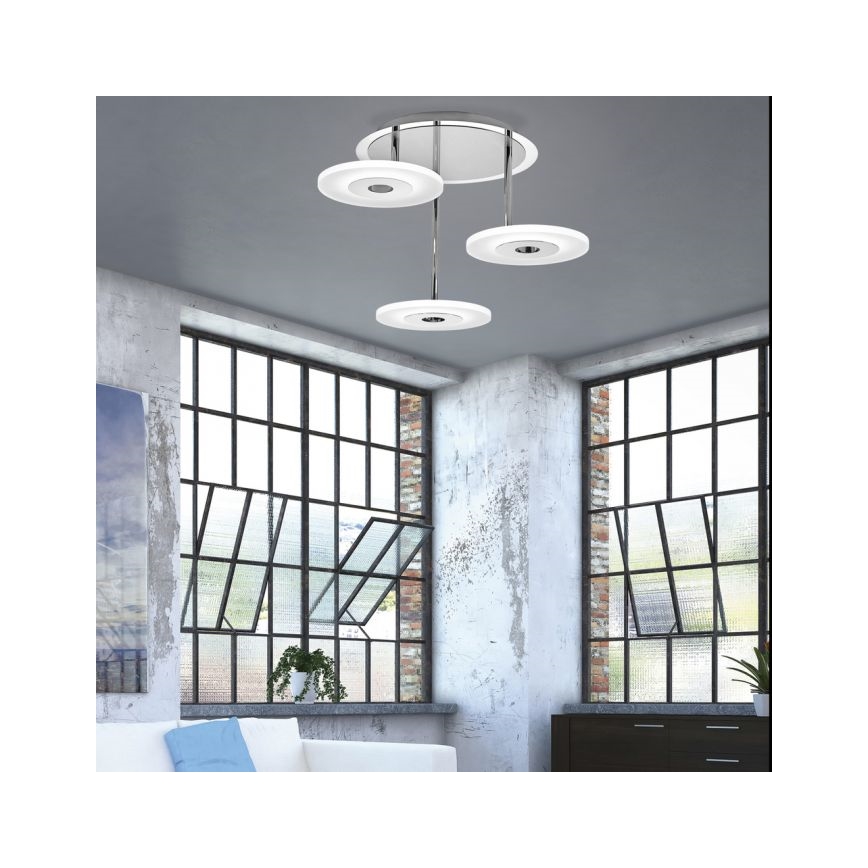 Paul Neuhaus 6446-55 - Dimbare LED plafondlamp ADALI 3xLED/13W/230V