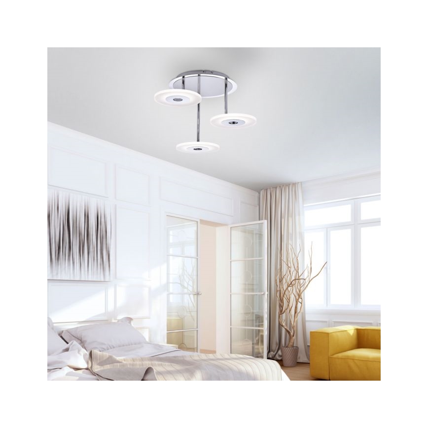 Paul Neuhaus 6446-55 - Dimbare LED plafondlamp ADALI 3xLED/13W/230V