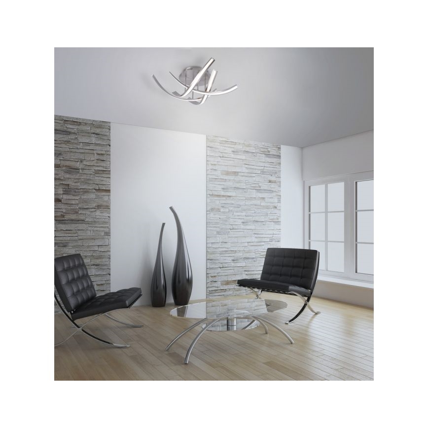 Paul Neuhaus 6474-55 - Lustre monté en surface LED à intensité variable LINDA 4xLED/7W/230V