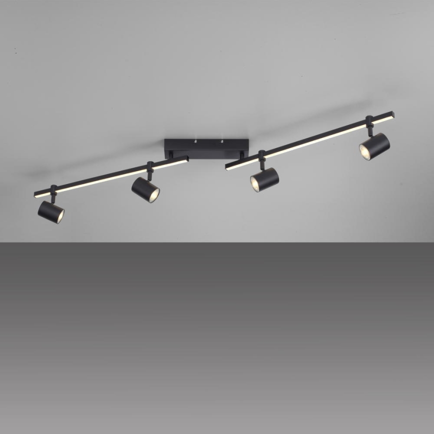 Paul Neuhaus 6525-18 - Spot BARIK 4xGU10/4,5W/230V + LED/10W