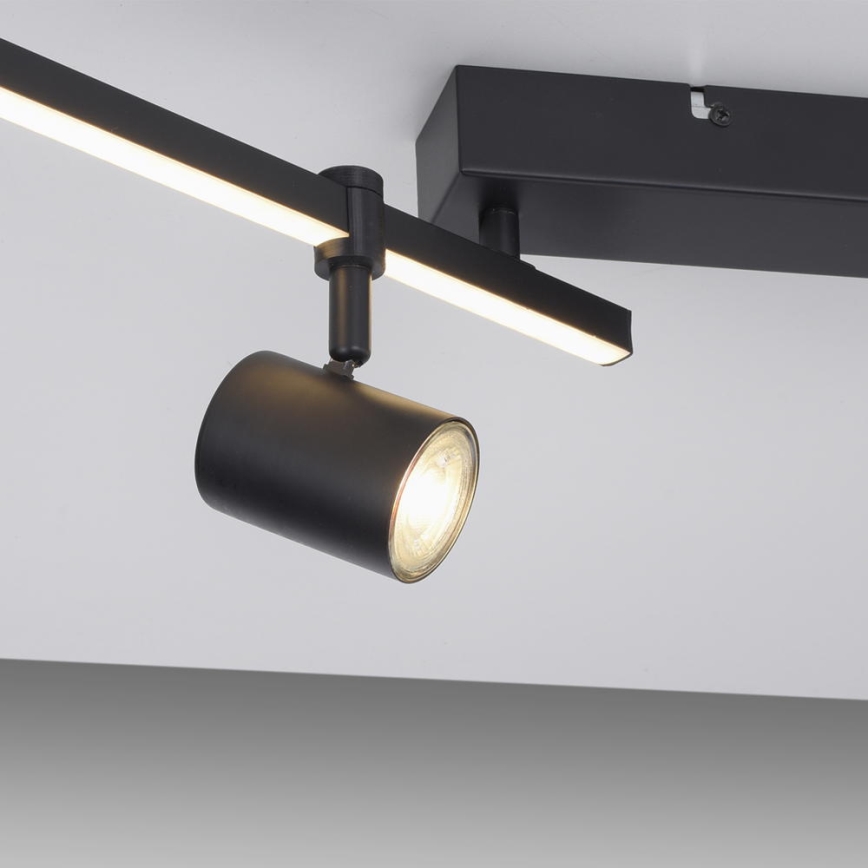 Paul Neuhaus 6525-18 - Spot BARIK 4xGU10/4,5W/230V + LED/10W