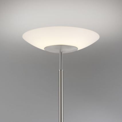 Paul Neuhaus 655-55 - Dimbare LED Staande lamp ALFRED 1xLED/28W+1xLED/4W/230V glanzend chroom