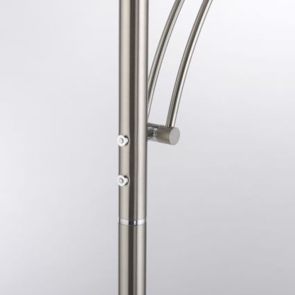 Paul Neuhaus 655-55 - Dimbare LED Staande lamp ALFRED 1xLED/28W+1xLED/4W/230V glanzend chroom