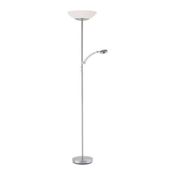 Paul Neuhaus 655-55 - Lampadaire à intensité variable ALFRED 1xLED/28W+1xLED/4W/230V chrome brillant