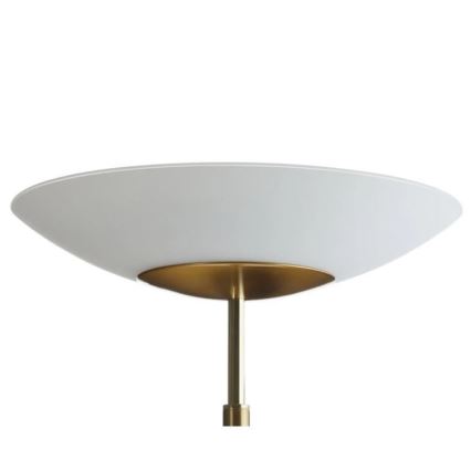 Paul Neuhaus 655-60 - LED dimbare vloerlamp ALFRED LED/28W/230V+LED/4W/230V messing