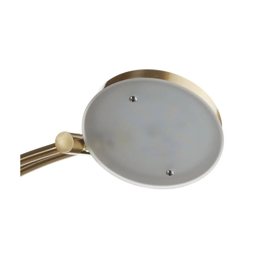Paul Neuhaus - 655-60 - LED Dimbare vloerlamp ALFRED 1xLED/28W/230V+1xLED/4W/230V messing