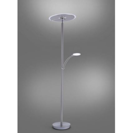 Paul Neuhaus 673-55 - Dimbare LED Staande lamp ARTUR 2xLED/21W/230V+1xLED/6W glanzend chroom